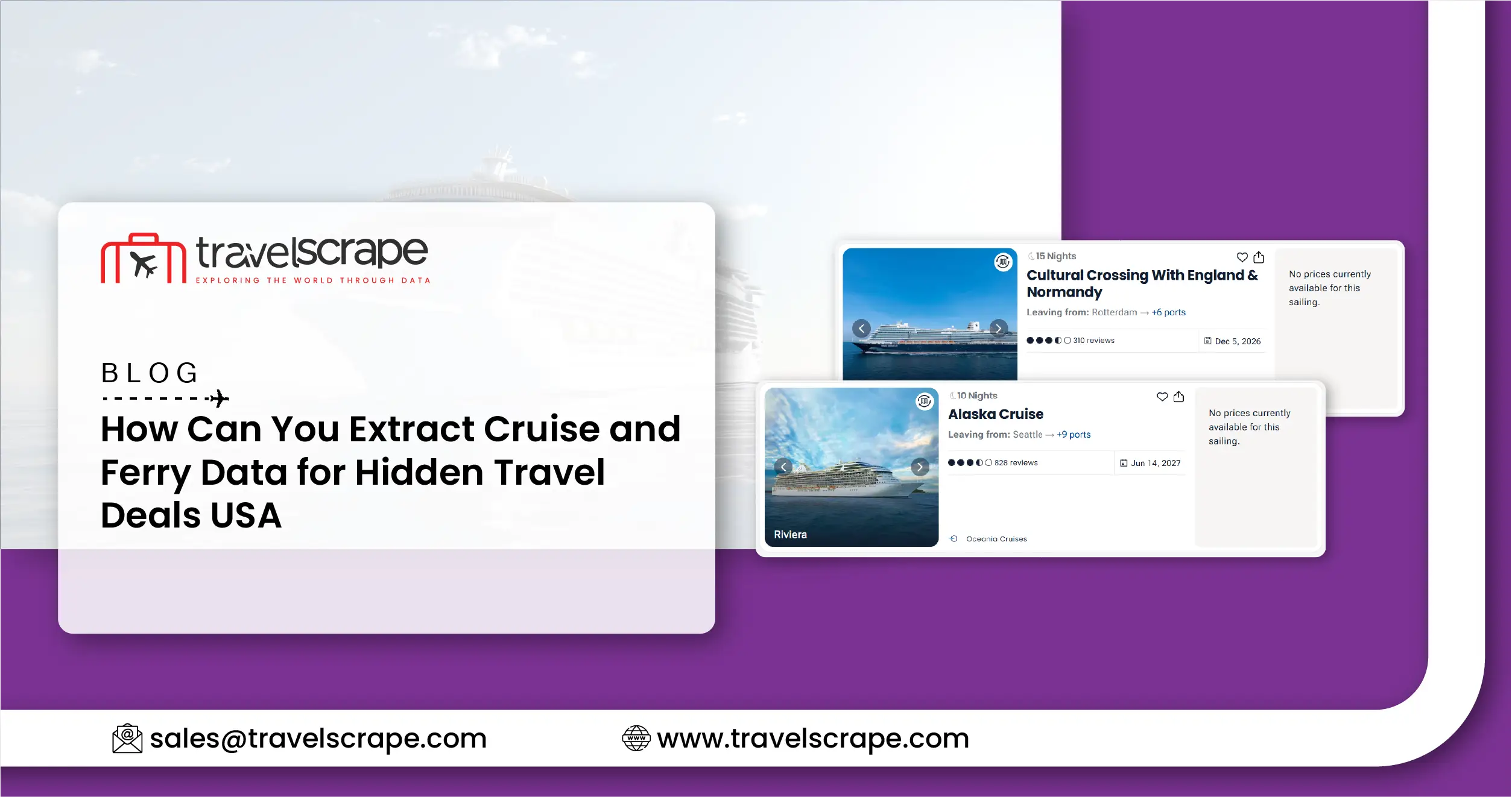 How Can You Extract Cruise and Ferry Data for Hidden Travel Deals USA-01 